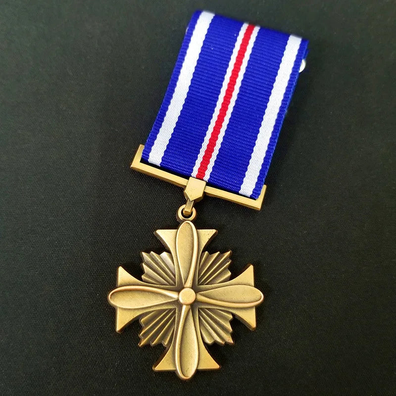 American Distinguished Flying Medal Replica Pin Brooch