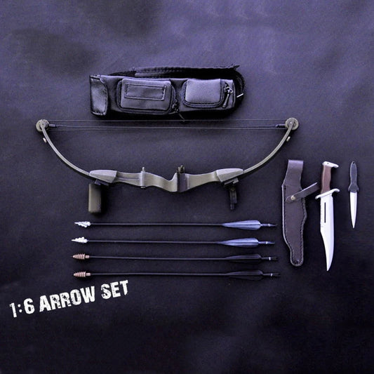 Military-Outdoors 12" Action Figure Bow and Arrow Set Default Title Action Figures