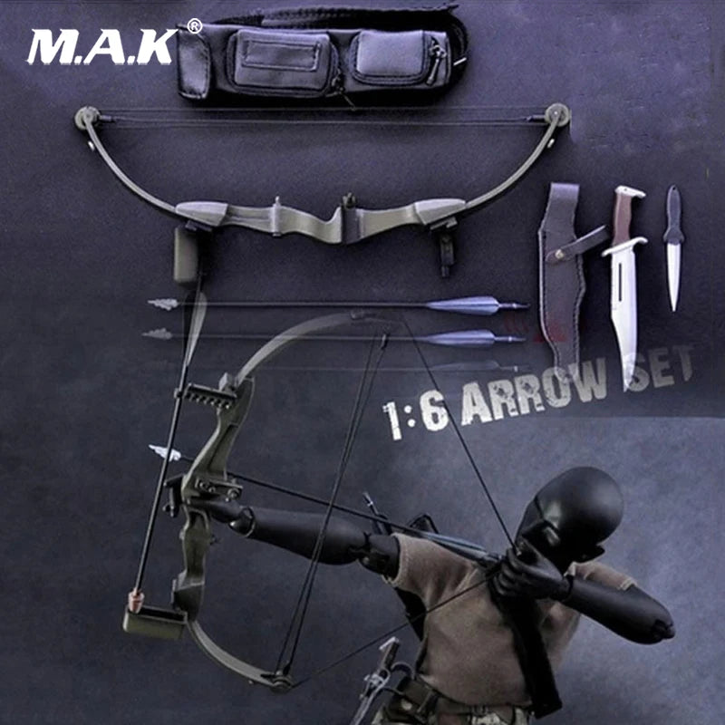 Military-Outdoors 12" Action Figure Bow and Arrow Set Action Figures