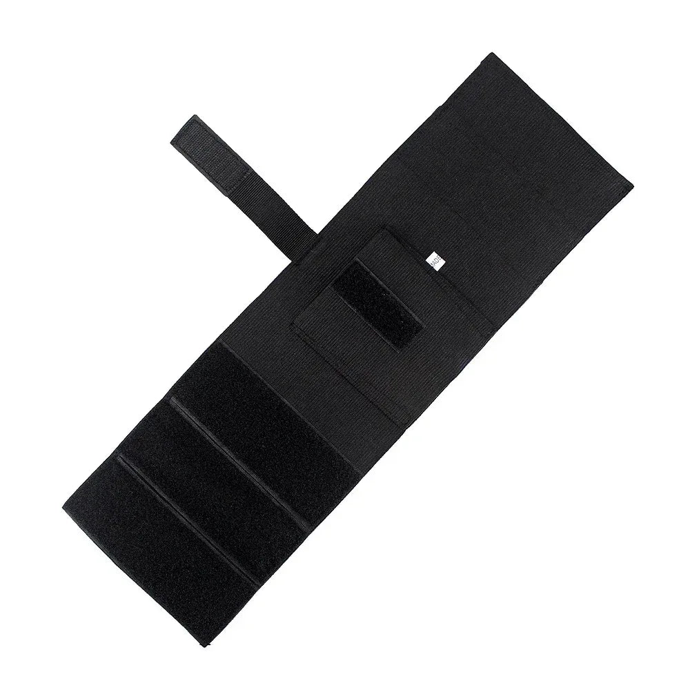 Black adjustable ankle holster with secure fastening for concealed carry