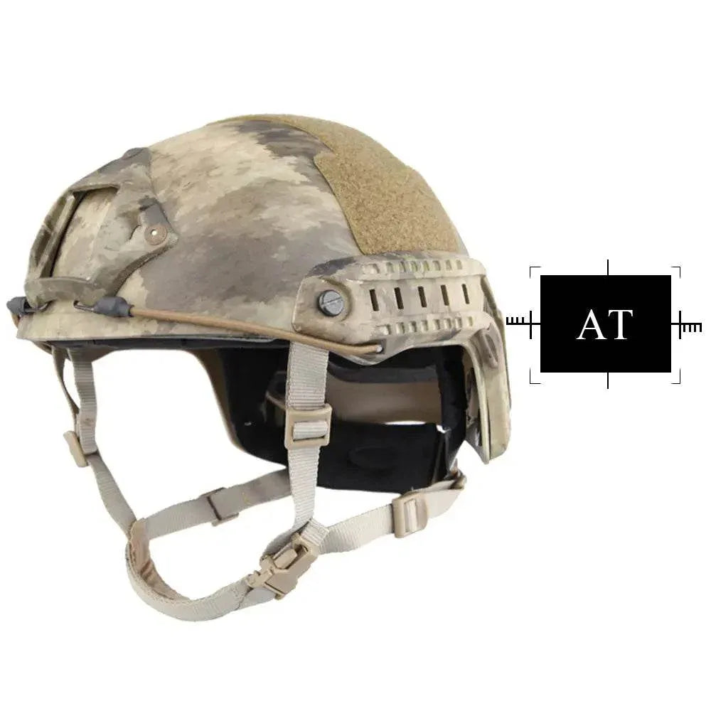 Military Camouflage Airsoft Helmet with Adjustable Straps and Tactical Design