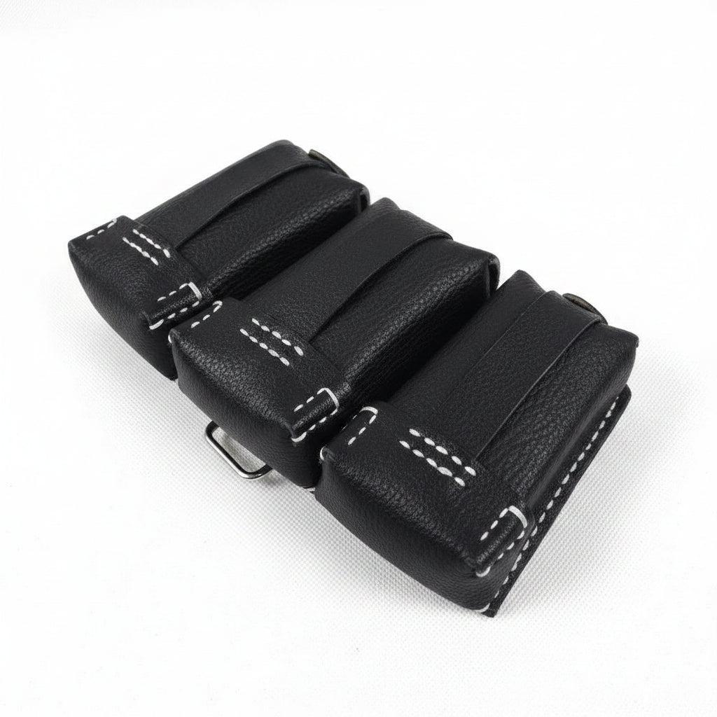 Black ammunition pouch replica for tactical gear storage