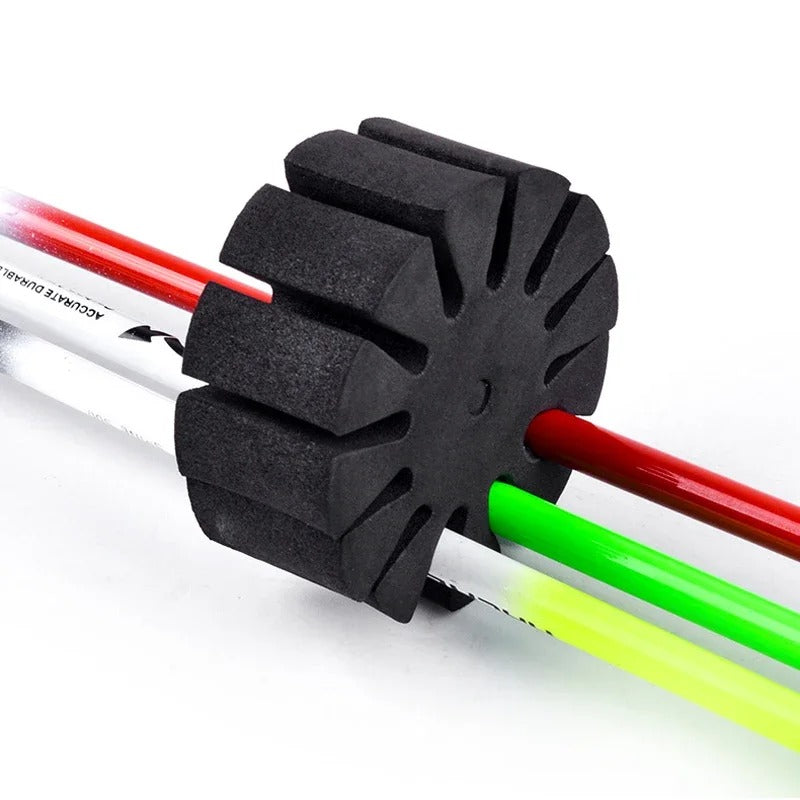 Black archery arrow holder for easy transport and storage