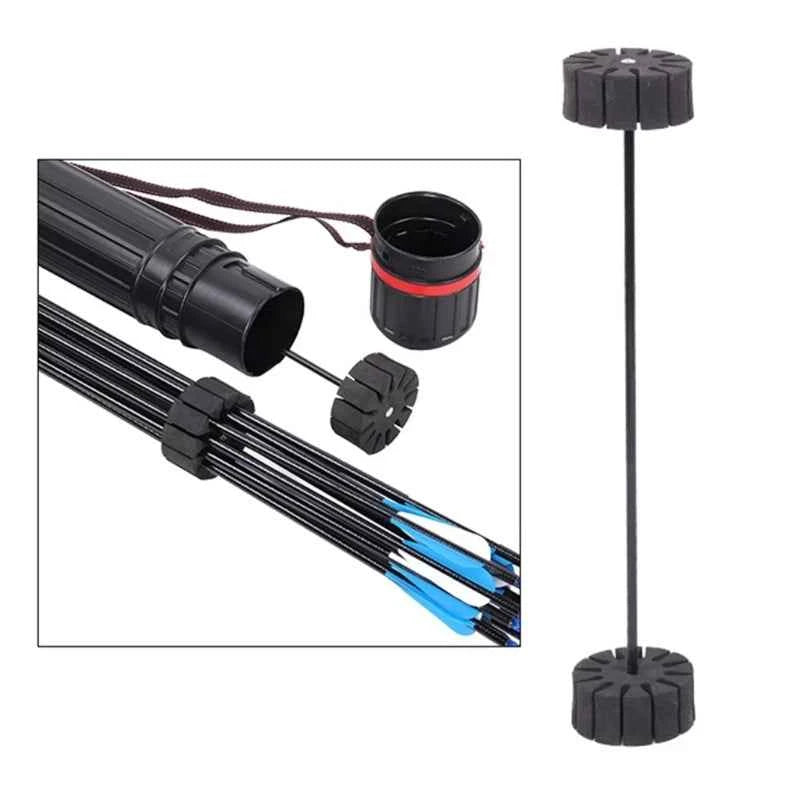 Archery arrows holder with secure compartment for protecting and organizing arrows