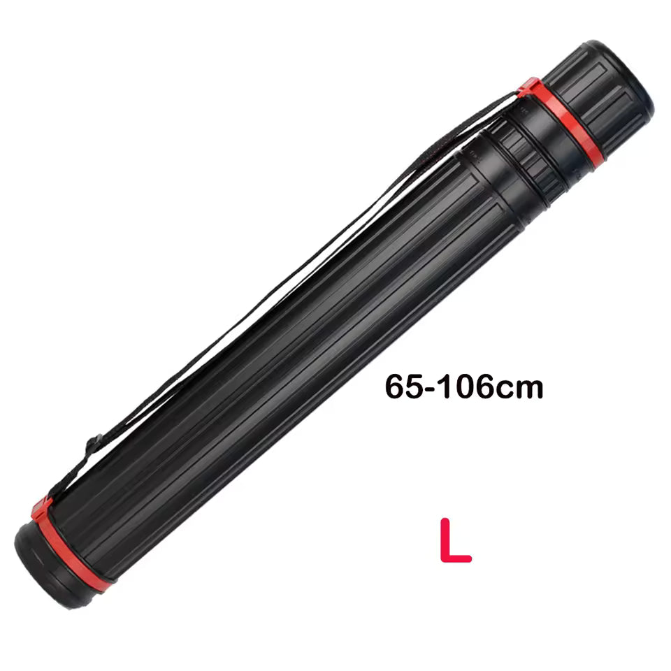 Durable black bolt with red accents designed to hold arrows tube for secure transportation