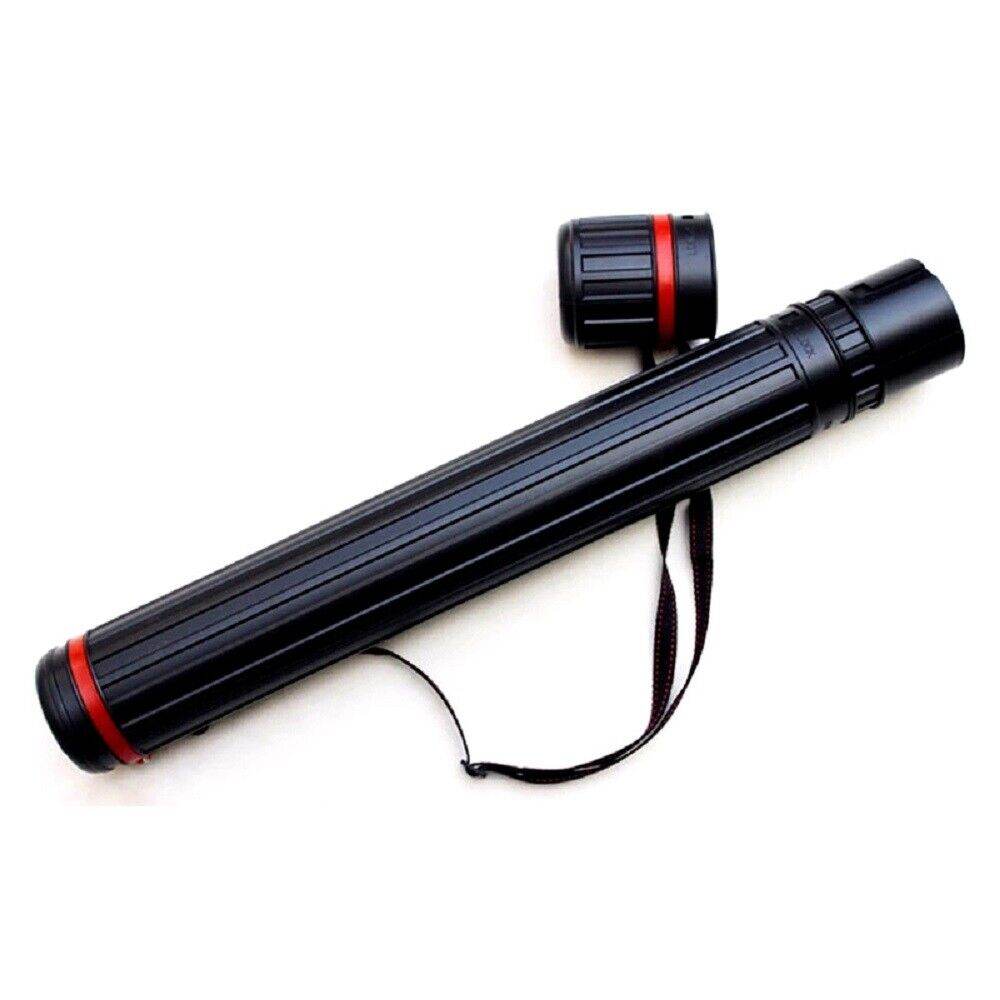 Black Bolt with detachable cap and strap for securely holding arrows tube