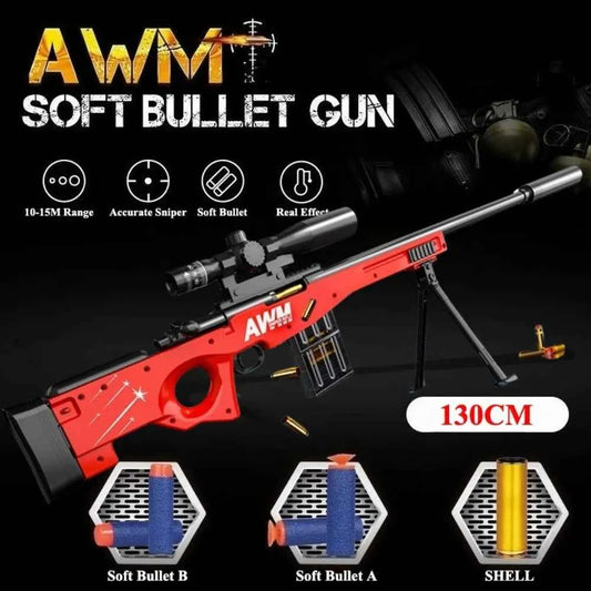 Soft Bullet Sniper Rifle Toy For Outdoor Games