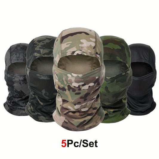 Military-Outdoors Balaclava Full Face Mask - 5 Pack - Military-Outdoors.com