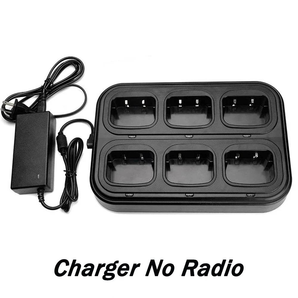 6X Baofeng BF888s Full Set Walkie Talkie With Six Way Charger - Military-Outdoors.com