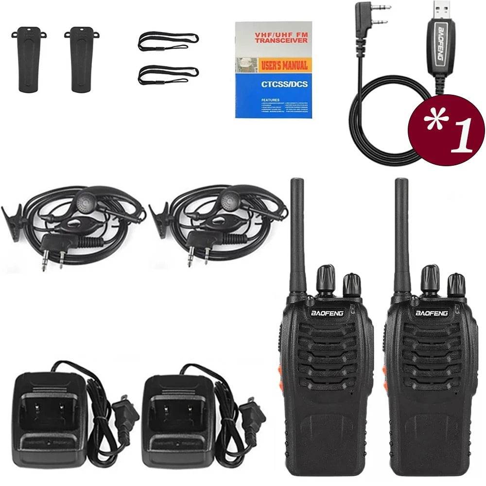 BAOFENG BF-888S UHF 400-480MHz Two Way Radio - Military-Outdoors.com