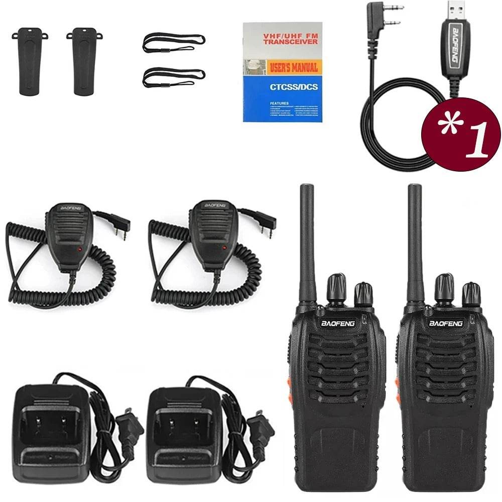 BAOFENG BF-888S UHF 400-480MHz Two Way Radio - Military-Outdoors.com
