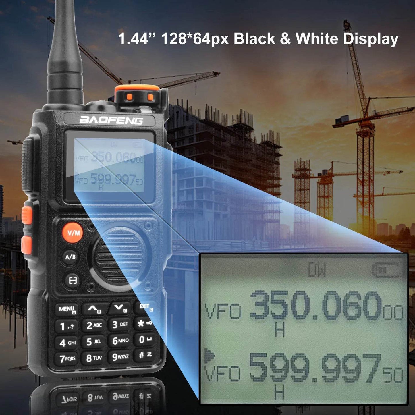 Walkie Talkie Baofeng K6 Multi-Band 999 Ch - Military-Outdoors.com