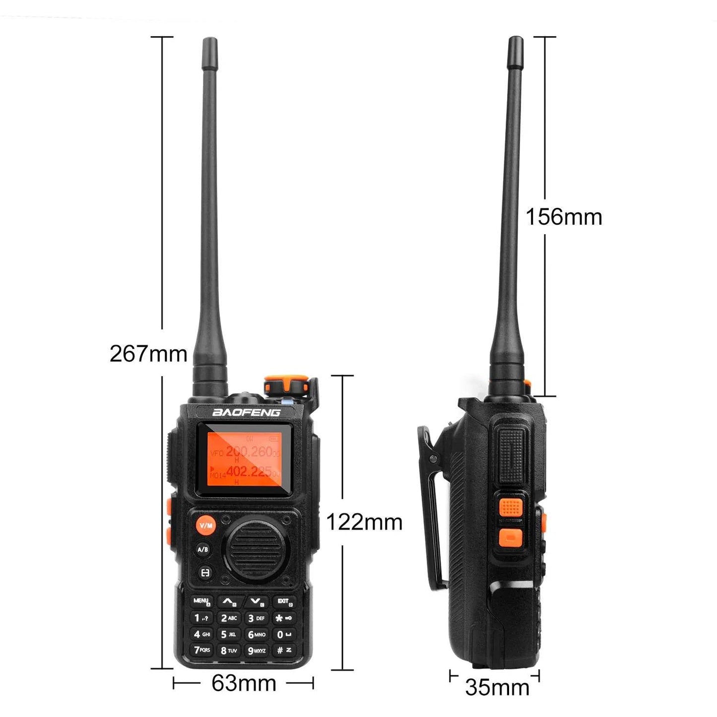 Walkie Talkie Baofeng K6 Multi-Band 999 Ch - Military-Outdoors.com
