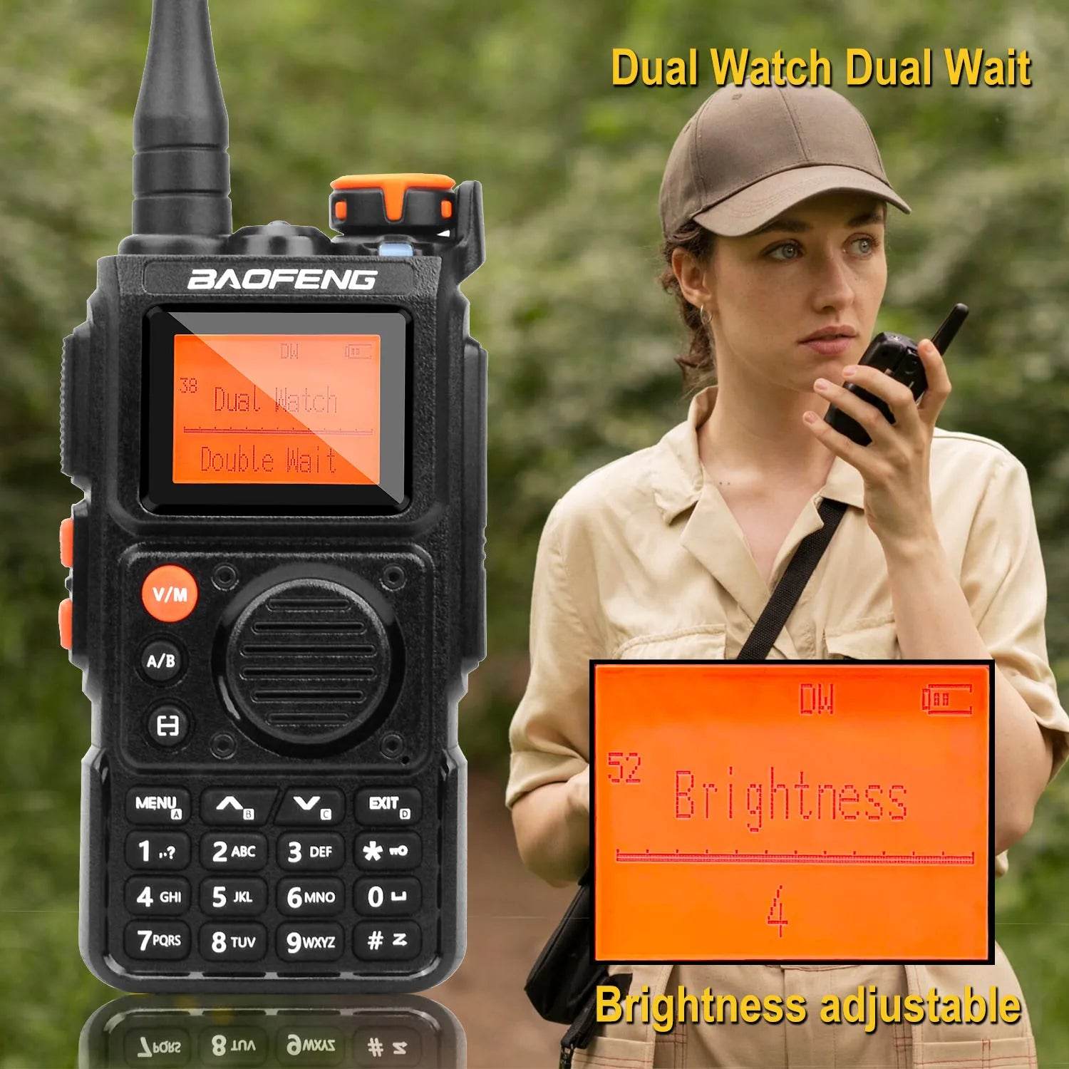 Walkie Talkie Baofeng K6 Multi-Band 999 Ch - Military-Outdoors.com