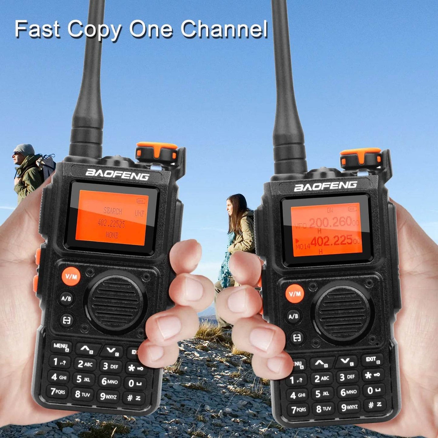 Walkie Talkie Baofeng K6 Multi-Band 999 Ch - Military-Outdoors.com