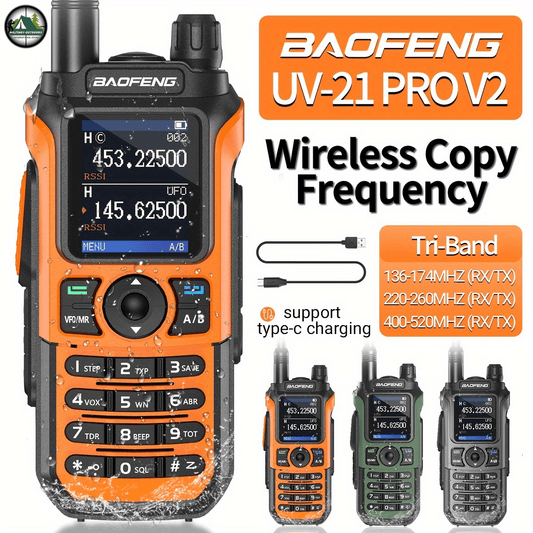 Baofeng UV-21 PRO V2 Walkie Talkies - Military-Outdoors.com