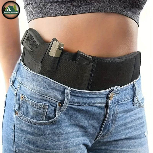 Military-Approved Belly Band Pistol Holster for Comfort - Military-Outdoors.com