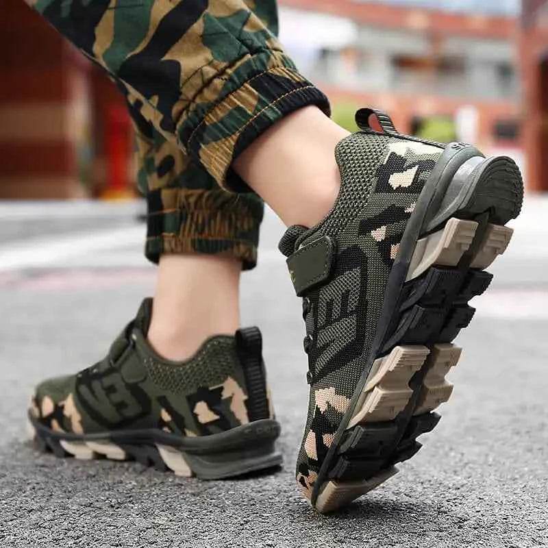 Children Boys Outdoor Camouflage Sneakers - Military-Outdoors.com