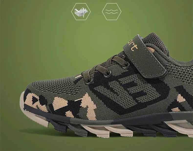 Children Boys Outdoor Camouflage Sneakers - Military-Outdoors.com