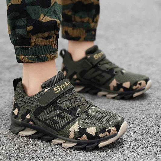 Children Boys Outdoor Camouflage Sneakers - Military-Outdoors.com