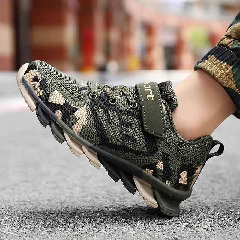 Children Boys Outdoor Camouflage Sneakers - Military-Outdoors.com