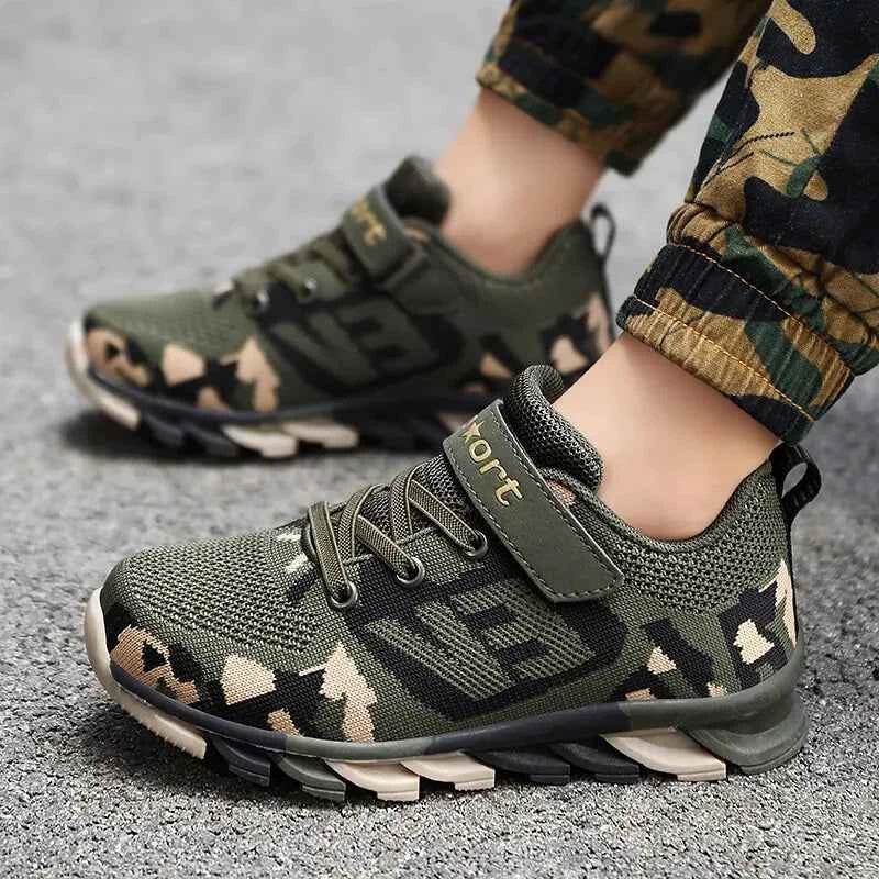 Children Boys Outdoor Camouflage Sneakers - Military-Outdoors.com