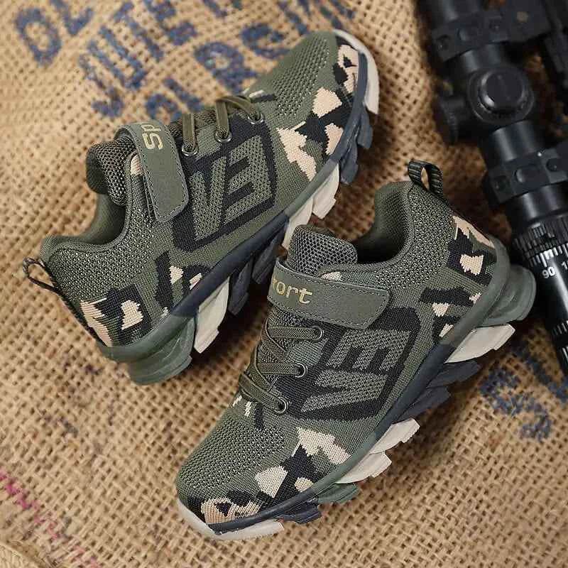 Children Boys Outdoor Camouflage Sneakers - Military-Outdoors.com
