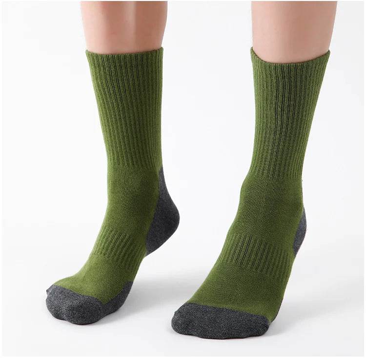 Cotton Breathable Long Socks - 5 Pairs Lot - Military-Outdoors.com