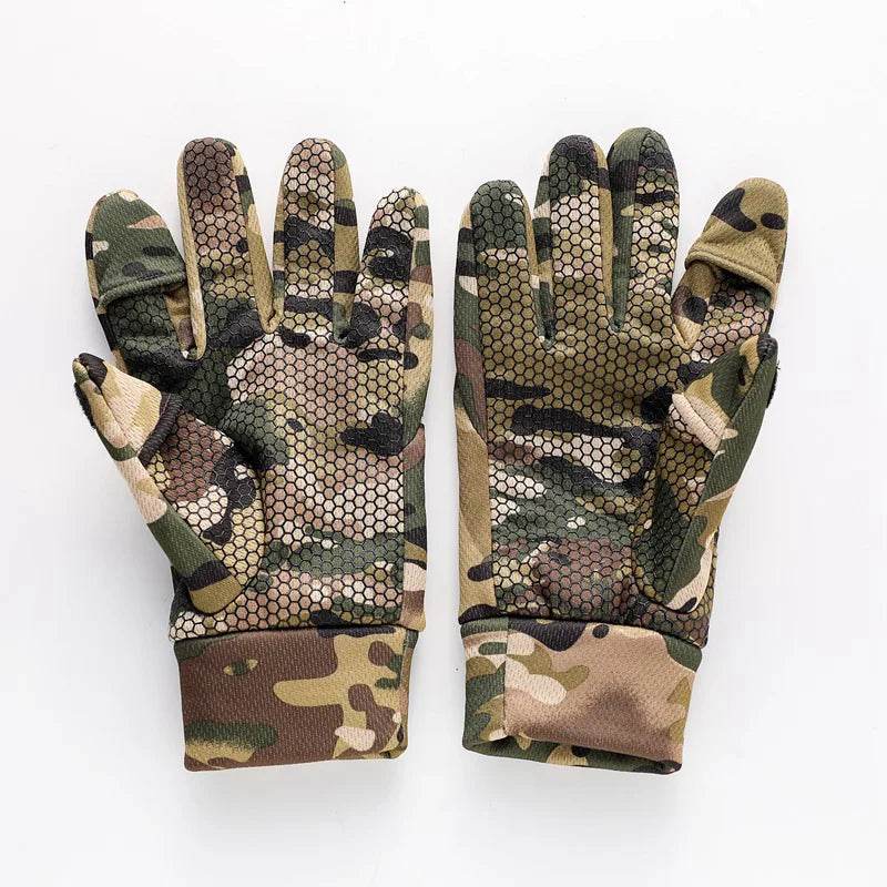 Camo Military Gloves with Grip for Breathable Outdoor Gloves