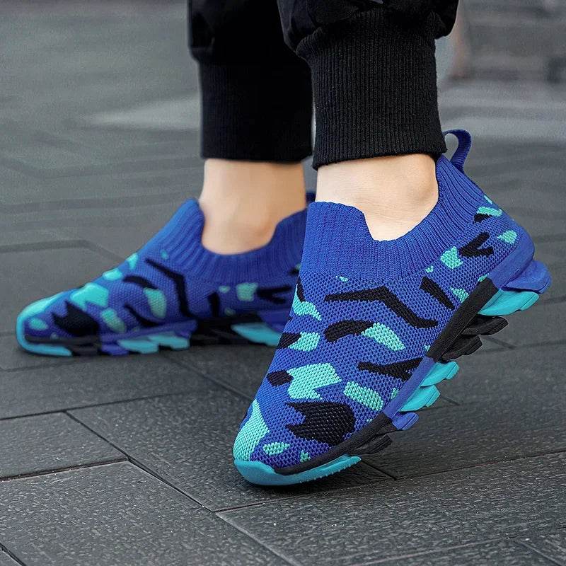 Camo Boys Sneakers - Durable Kids Shoes by Military-Outdoors - Military-Outdoors.com