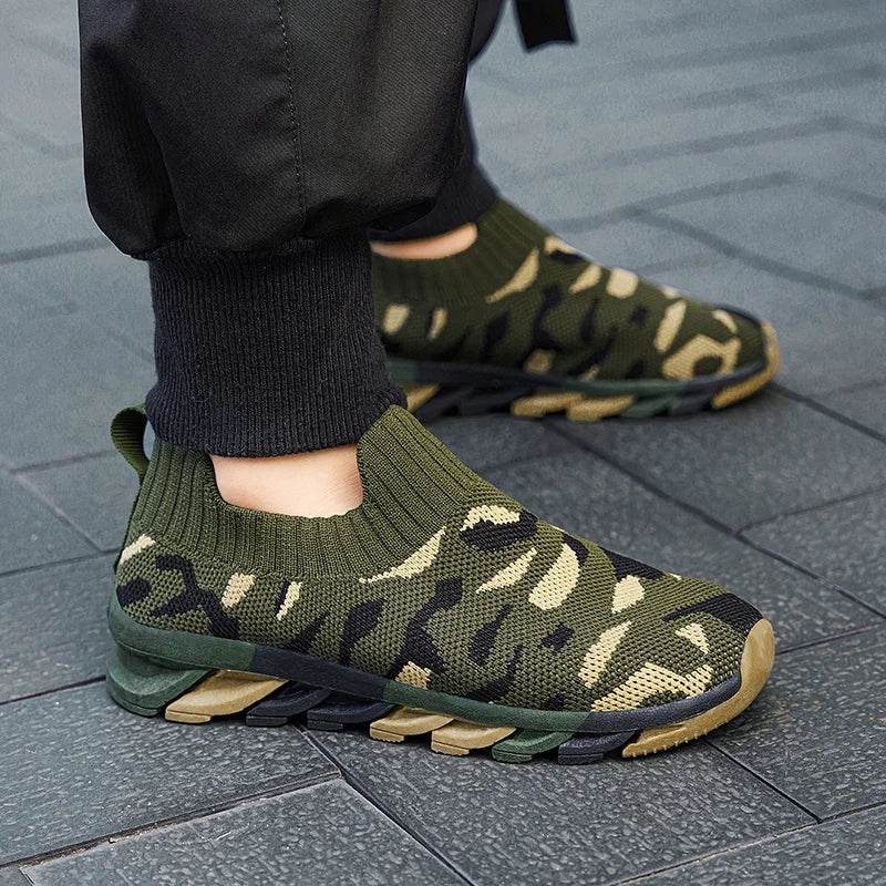 Camo Boys Sneakers - Durable Kids Shoes by Military-Outdoors - Military-Outdoors.com