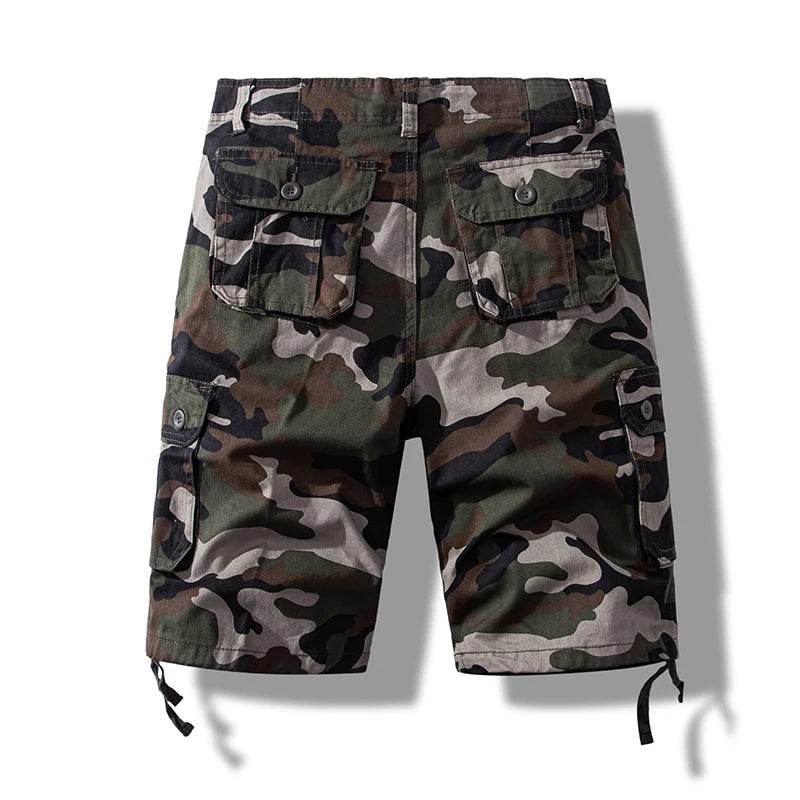 Camo Cotton Shorts for Outdoor Adventure - Military-Outdoors.com