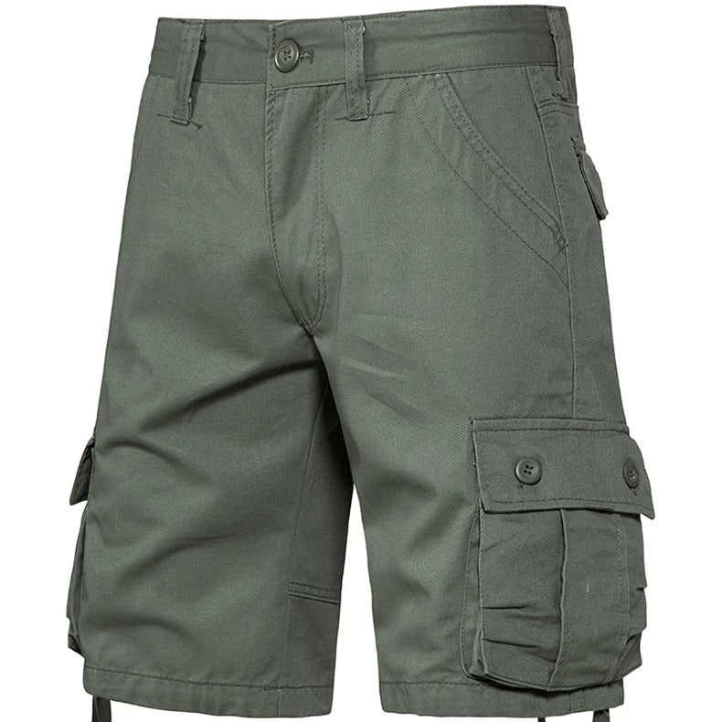 Camo cotton shorts for outdoor activities, durable and comfortable fit