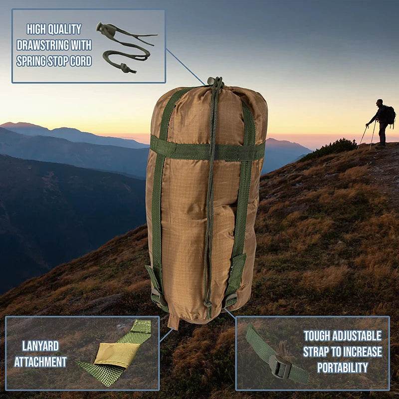 Camouflage Warm Camping Blanket with Carry Bag - Military-Outdoors.com