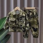 Kids Camouflage Jacket and Pants Outdoor Clothing Set