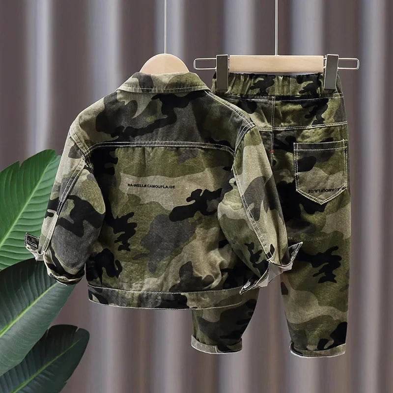 Camouflage Jacket And Pants Set For Kids - Military-Outdoors.com