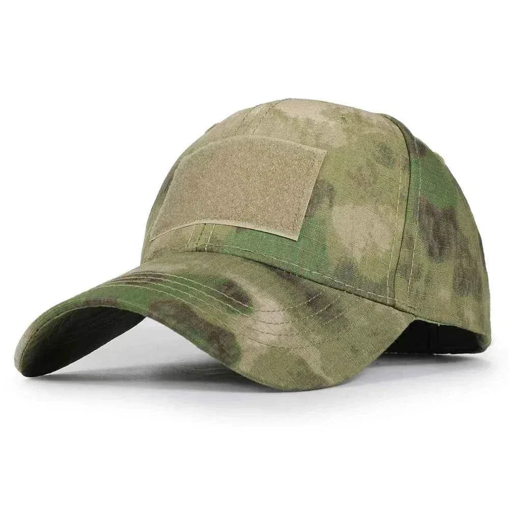 Camouflage military baseball caps with adjustable back and classic design for outdoor activities