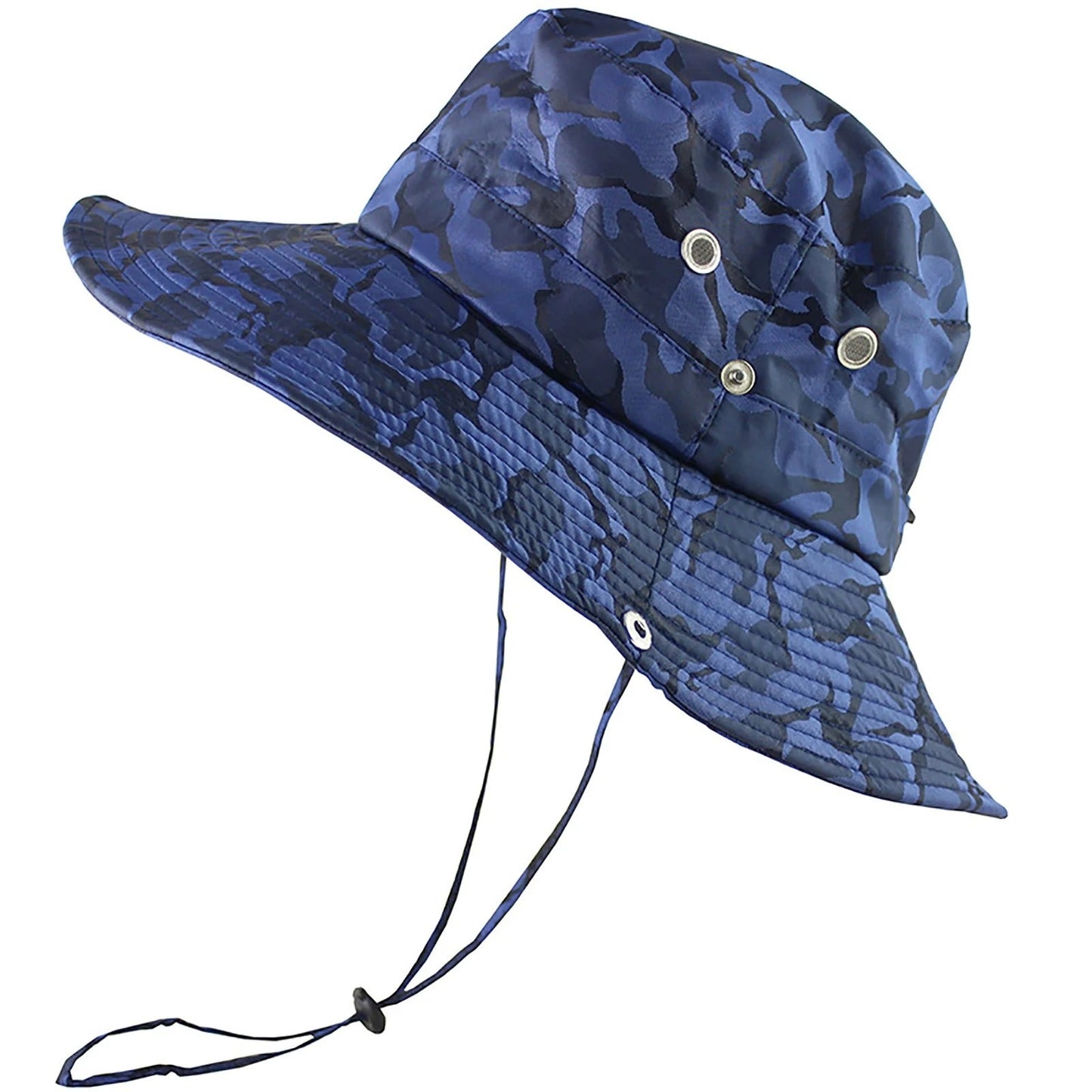 Blue Camouflage Military Hat - Durable Outdoor Gear Military-Outdoors.com