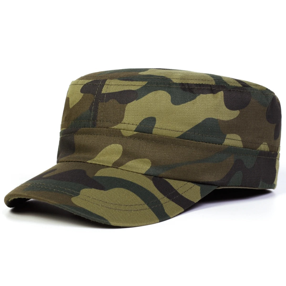 Camouflage outdoor cap for versatile outdoor activities in a stylish design