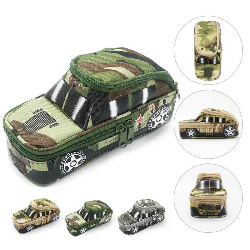 Car Camouflage Pencil Case for Kids - Military-Outdoors.com