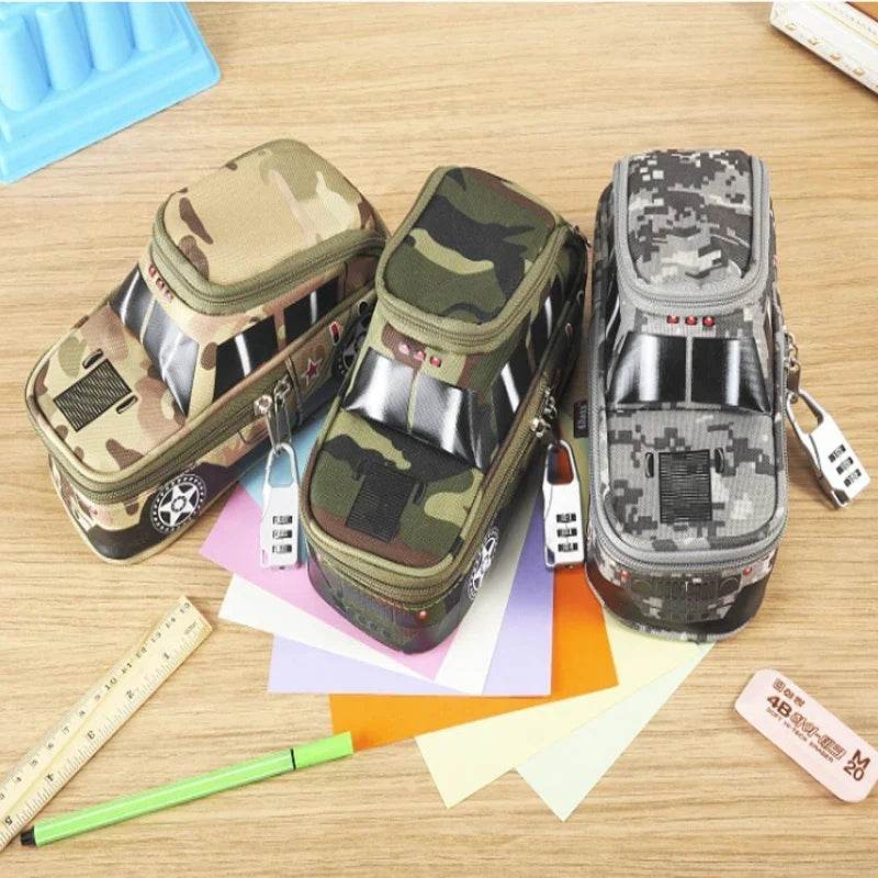 Car Camouflage Pencil Case for Kids - Military-Outdoors.com