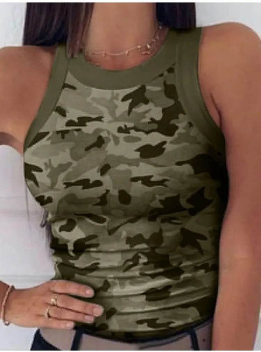 Military-Outdoors Camouflage Sleeveless Top - Military-Outdoors.com