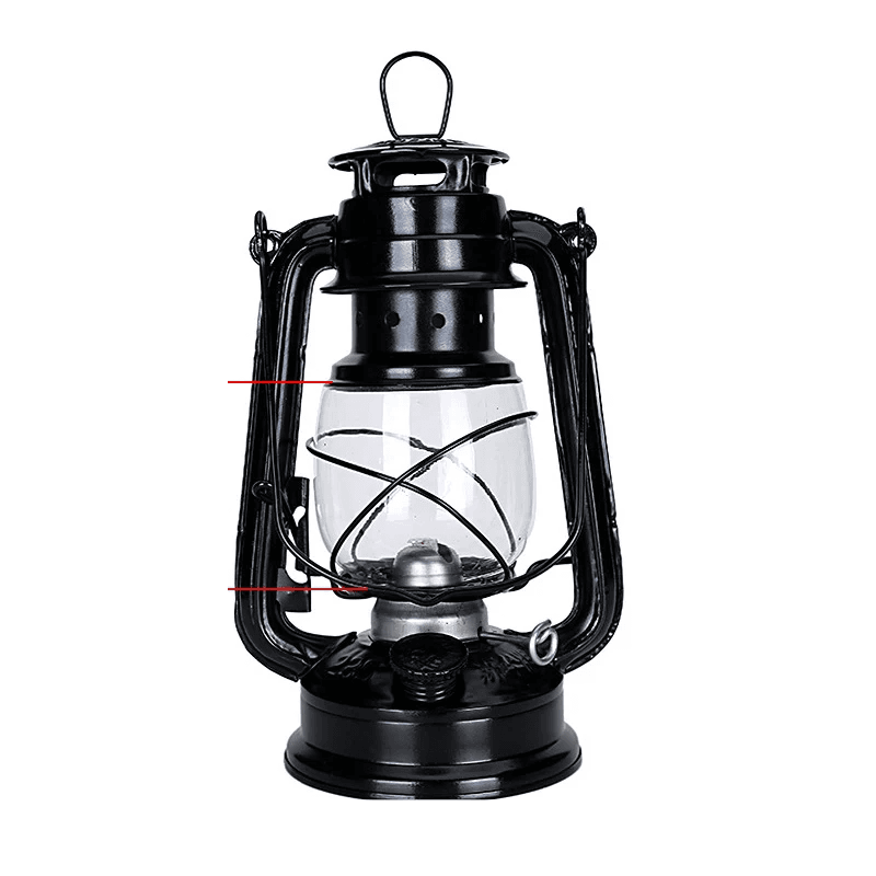 Military-Outdoors 25 cm Retro Kerosene Lamp for Camping - Military-Outdoors.com