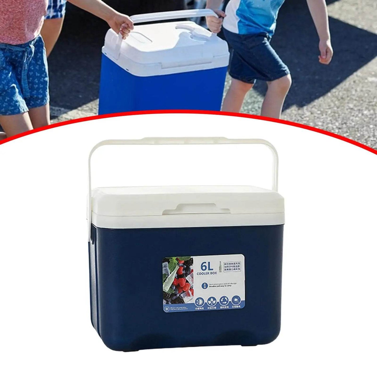 Military-Outdoors Cooler Ice Box - Durable 6L Storage - Military-Outdoors.com