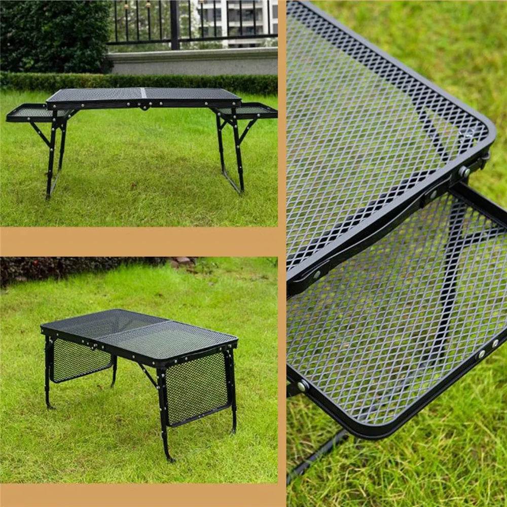 Iron Mesh Folding Table - Durable & Portable Outdoor Gear - Military-Outdoors.com