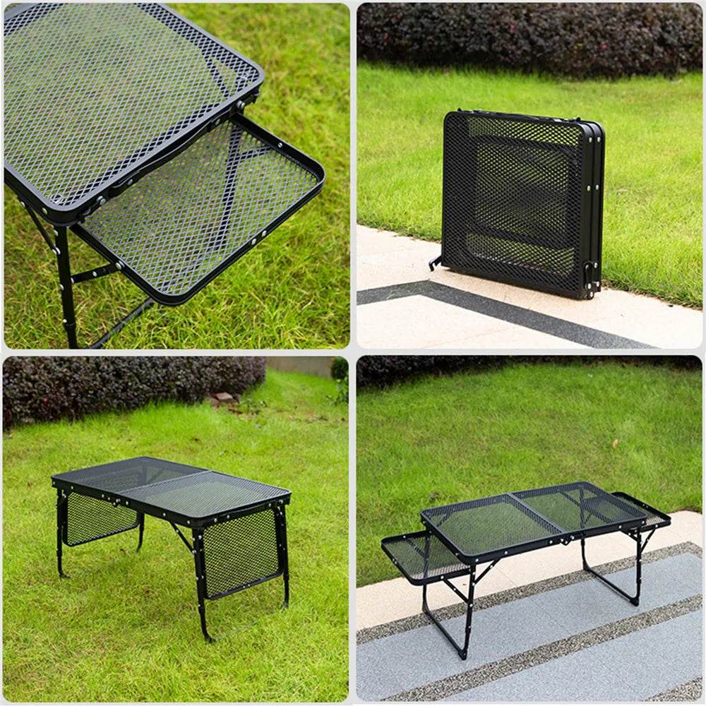 Iron Mesh Folding Table - Durable & Portable Outdoor Gear - Military-Outdoors.com