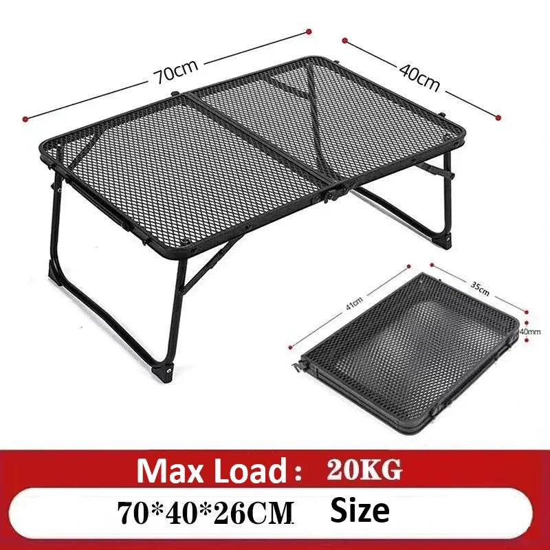 Iron Mesh Folding Table - Durable & Portable Outdoor Gear - Military-Outdoors.com