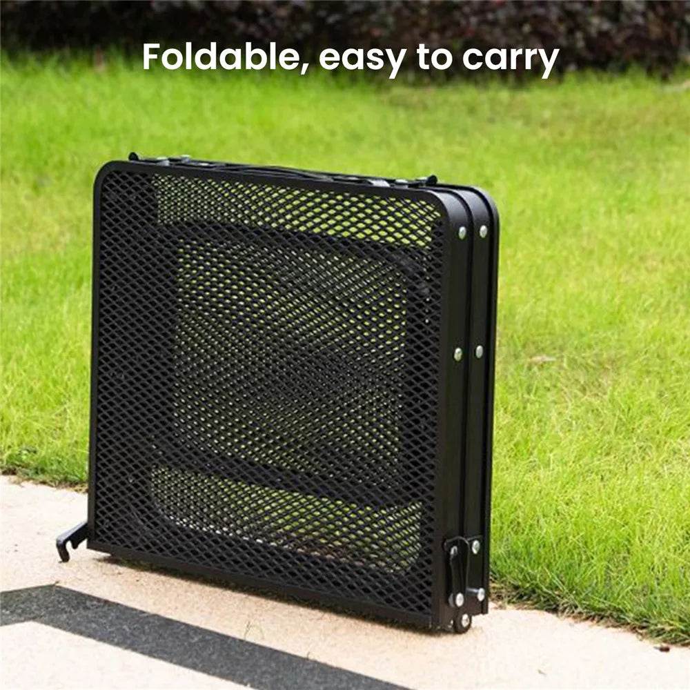 Iron Mesh Folding Table - Durable & Portable Outdoor Gear - Military-Outdoors.com