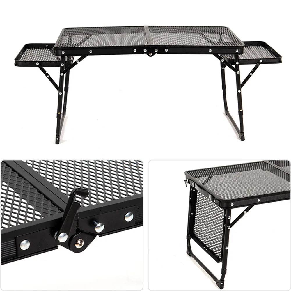 Iron Mesh Folding Table - Durable & Portable Outdoor Gear - Military-Outdoors.com