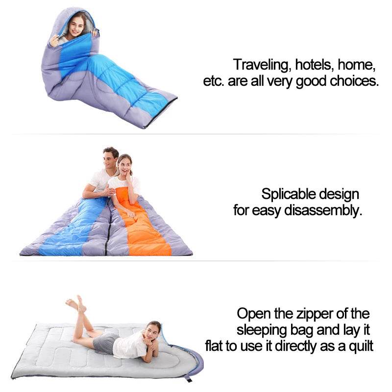 Camping Sleeping Bag Portable Ultralight Waterproof and Warm - Military-Outdoors.com